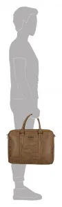 Pánska taška na notebook Enrico Benetti Rotterdam 15" Notebook Bag Camel