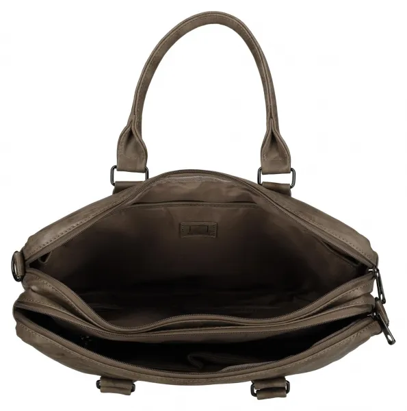 Pánska taška na notebook Enrico Benetti Rotterdam 15" Notebook Bag Medium Taupe