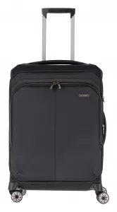 Stredný kufor na kolieskach Travelite Priima M Black
