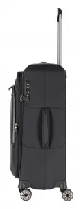 Stredný kufor na kolieskach Travelite Priima M Black