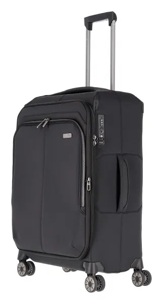 Stredný kufor na kolieskach Travelite Priima M Black