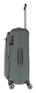 Stredný kufor na kolieskach Travelite Priima M Olive