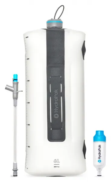 Nádoba na vodu HydraPak Seeker+ 6L Gravity Filter Kit - clear
