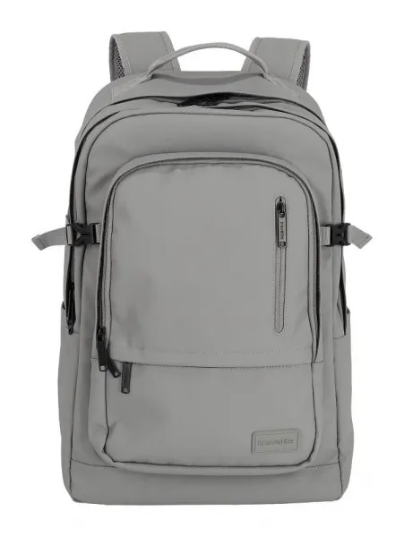 Batoh na notebook Travelite Basics Backpack Water-repellent Light grey