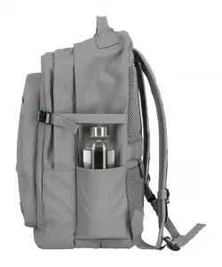 Batoh na notebook Travelite Basics Backpack Water-repellent Light grey