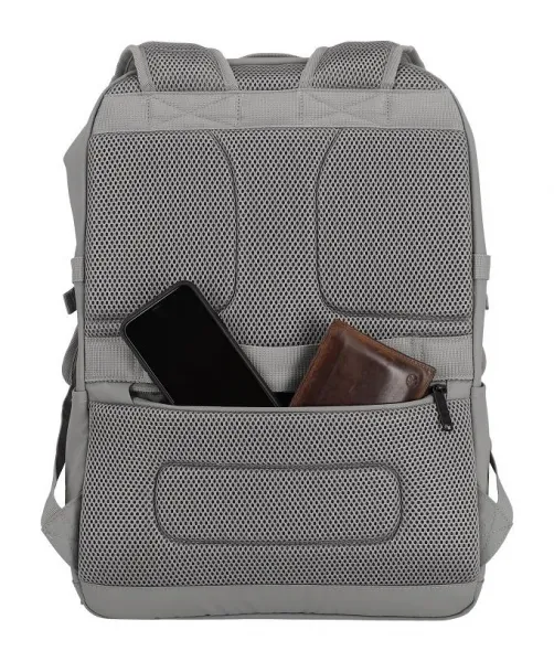 Batoh na notebook Travelite Basics Backpack Water-repellent Light grey