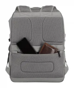 Batoh na notebook Travelite Basics Backpack Water-repellent Light grey