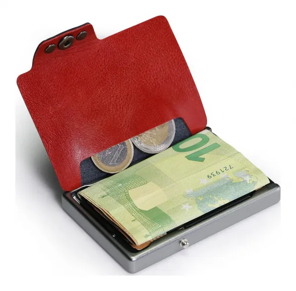 Mini peňaženka Mondraghi Saffiano Plus Black