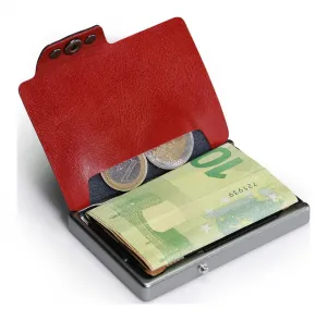 Mini peňaženka Mondraghi Saffiano Plus Black