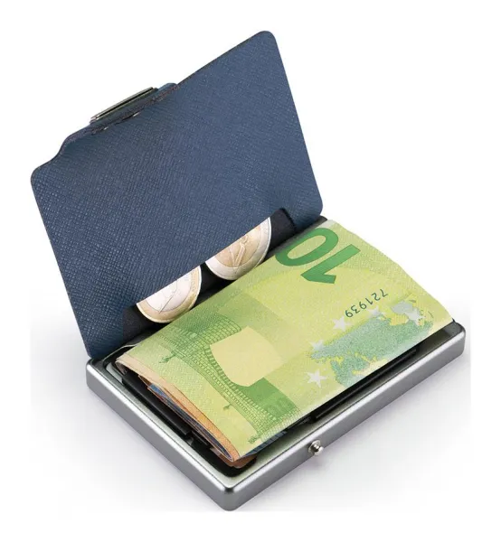 Mini peňaženka Mondraghi Saffiano Plus Blue