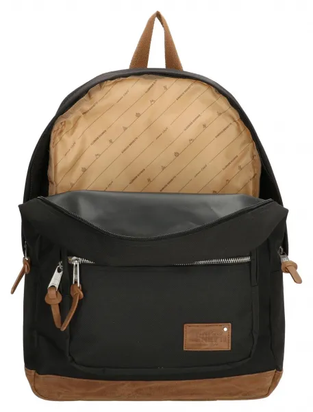 Retro ruksak Enrico Benetti Santiago Notebook Backpack 22 l Black