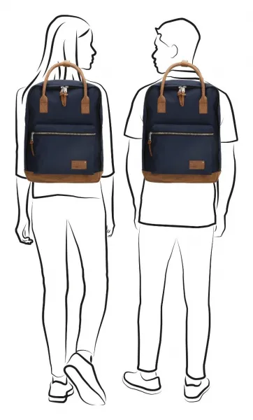 Batoh na notebook Enrico Benetti Santiago Notebook Backpack 17 l Blue