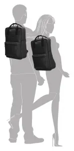 Batoh na notebook Enrico Benetti Rotterdam Notebook Backpack 13" Black