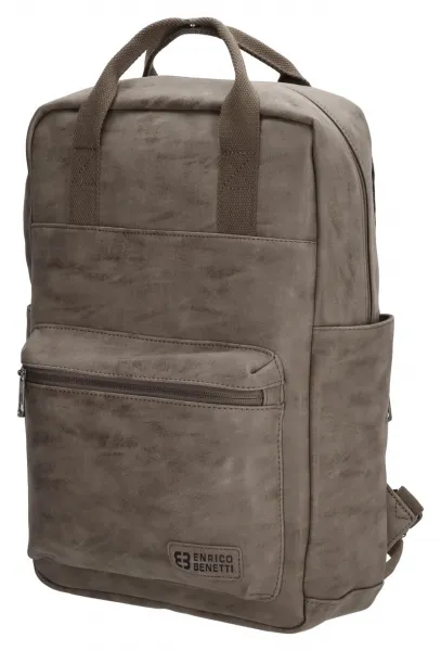 Batoh na notebook Enrico Benetti Rotterdam Notebook Backpack 13" Medium Taupe