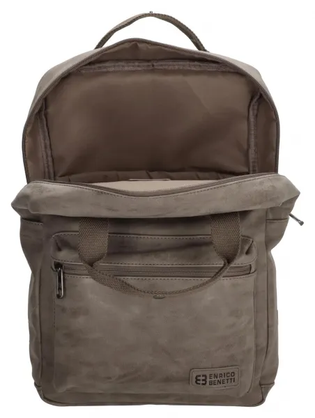 Batoh na notebook Enrico Benetti Rotterdam Notebook Backpack 13" Medium Taupe