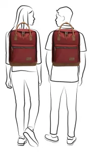 Batoh na notebook Enrico Benetti Santiago Notebook Backpack 17 l Bordeaux