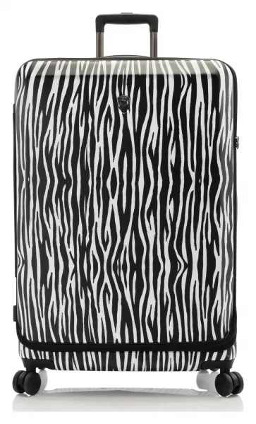 Veľký škrupinový kufor Heys EZ Fashion L Zebra
