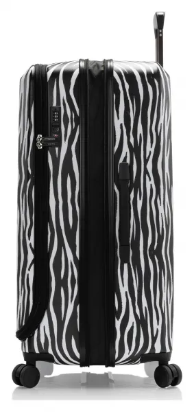Veľký škrupinový kufor Heys EZ Fashion L Zebra