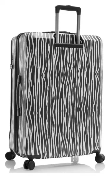 Veľký škrupinový kufor Heys EZ Fashion L Zebra