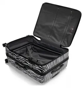 Veľký škrupinový kufor Heys EZ Fashion L Zebra