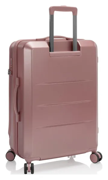 Stredný škrupinový kufor Heys EZ Fashion M Rose Gold