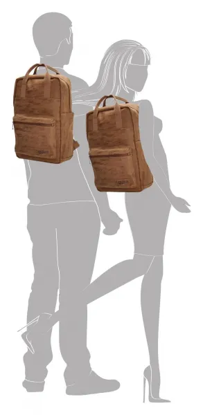 Batoh na notebook Enrico Benetti Rotterdam Notebook Backpack 13" Camel