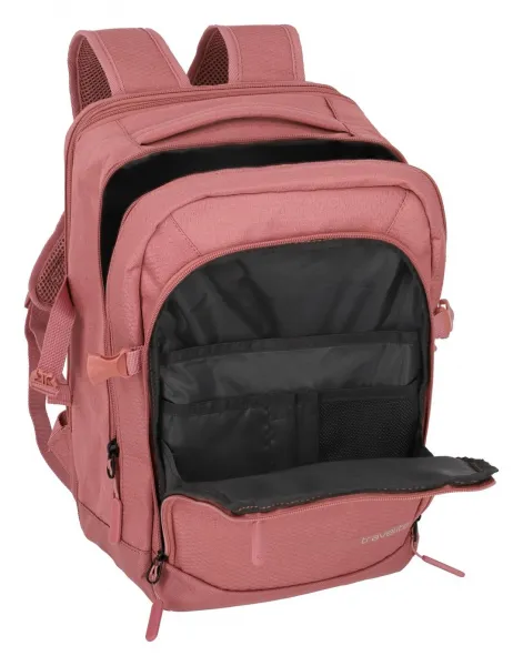 Batoh do lietadla 40x20x25 Travelite Kick Off Cabin Backpack Rosé