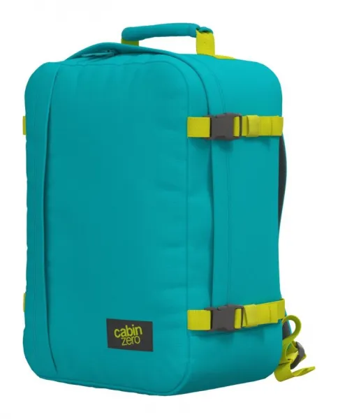 Cestovný batoh do lietadla CabinZero Classic 36L Aqua lagoon
