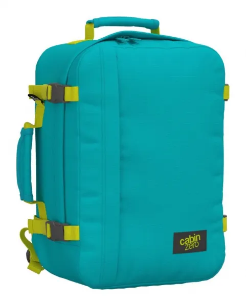 Cestovný batoh do lietadla CabinZero Classic 36L Aqua lagoon