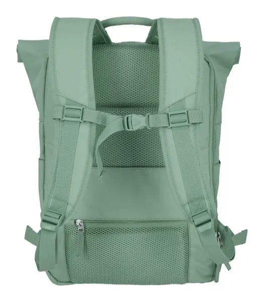 Roll top batoh Travelite Basics Roll-up Backpack Light green