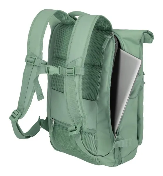 Roll top batoh Travelite Basics Roll-up Backpack Light green