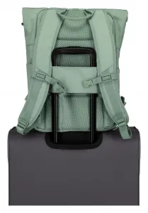 Roll top batoh Travelite Basics Roll-up Backpack Light green