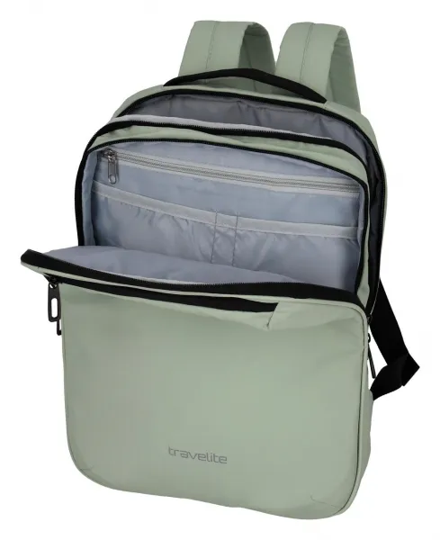 Batoh na notebook Travelite Basics Everyday Backpack Light green