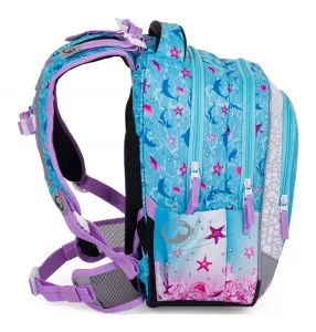 Školský batoh Bagmaster Lumi 24 A Blue/Pink