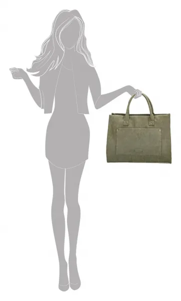 Dámska taška na notebook Enrico Benetti Bobbi 66523 Olive