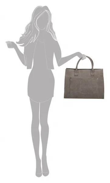 Dámska taška na notebook Enrico Benetti Bobbi 66523 Medium Grey