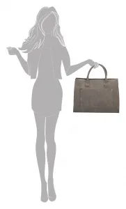 Dámska taška na notebook Enrico Benetti Bobbi 66523 Medium Grey