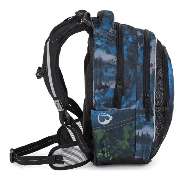 Školský batoh Bagmaster Lumi 24 F Blue/Black