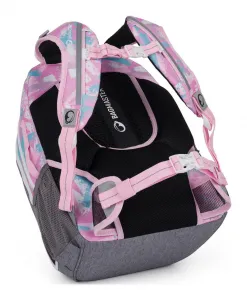Školský batoh Bagmaster Porto 24 B Grey/Pink/Blue