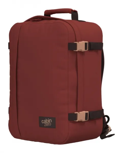 Cestovný batoh do lietadla CabinZero Classic 36L Sangria red