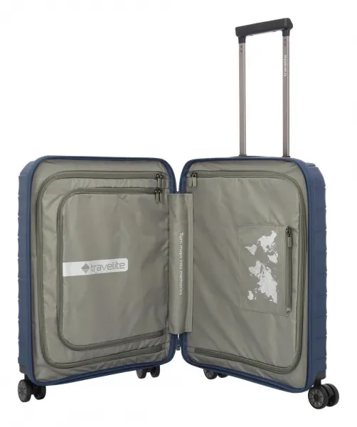 Kufor do lietadla 55x40x20 Travelite Mooby S Navy