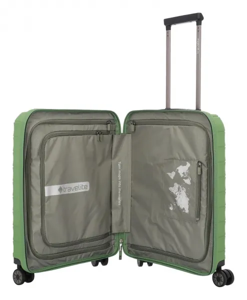 Kufor do lietadla 55x40x20 Travelite Mooby S Green