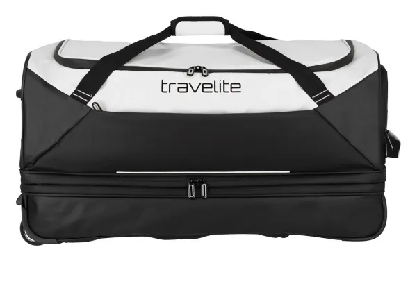 Cestovná taška na kolieskach Travelite Basics Wheeled Duffle exp. Black/white