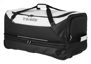 Cestovná taška na kolieskach Travelite Basics Wheeled Duffle exp. Black/white