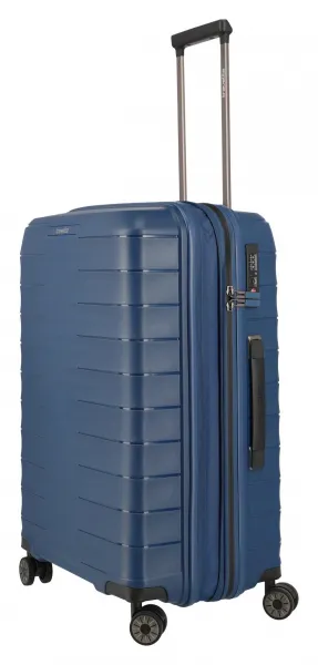 Stredný kufor na kolieskach Travelite Mooby M Navy