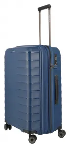 Stredný kufor na kolieskach Travelite Mooby M Navy