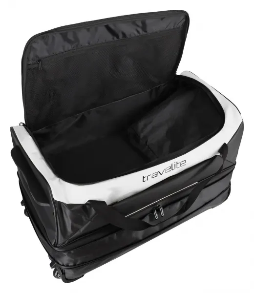 Cestovná taška na kolieskach Travelite Basics Wheeled Duffle exp. Black/white