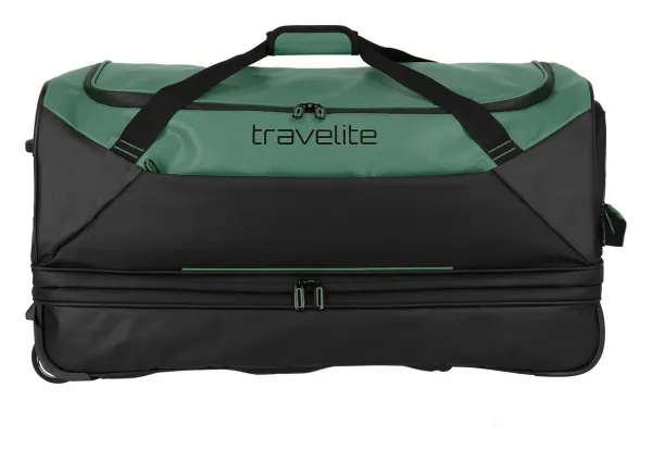 Cestovná taška na kolieskach Travelite Basics Wheeled Duffle exp. Black/green