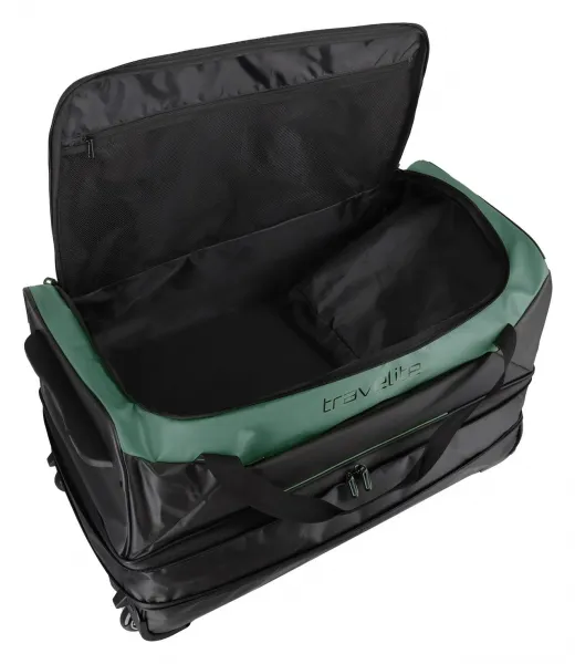 Cestovná taška na kolieskach Travelite Basics Wheeled Duffle exp. Black/green