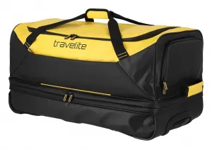 Cestovná taška na kolieskach Travelite Basics Wheeled Duffle exp. Black/yellow
